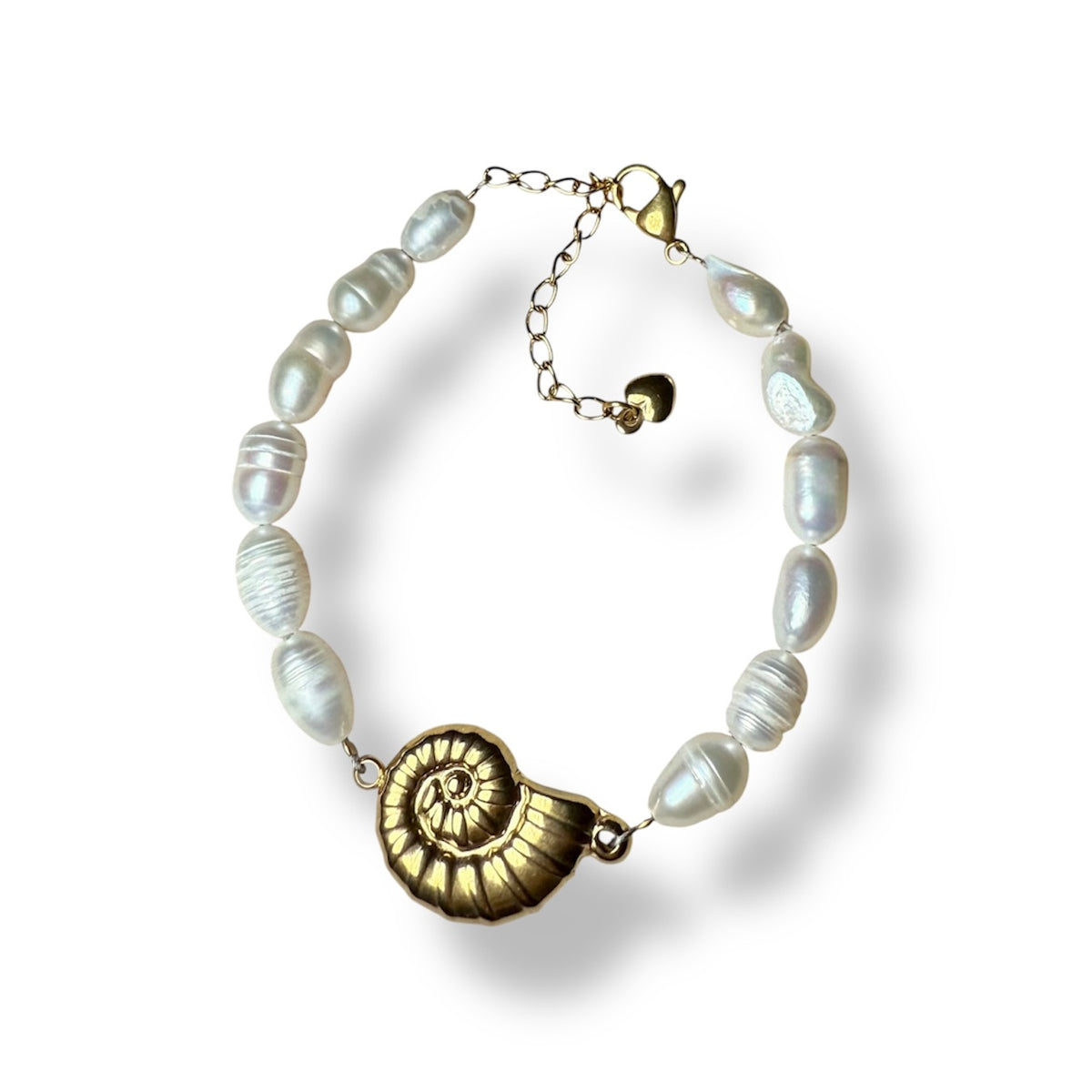 Gold Ammonite Bracelet
