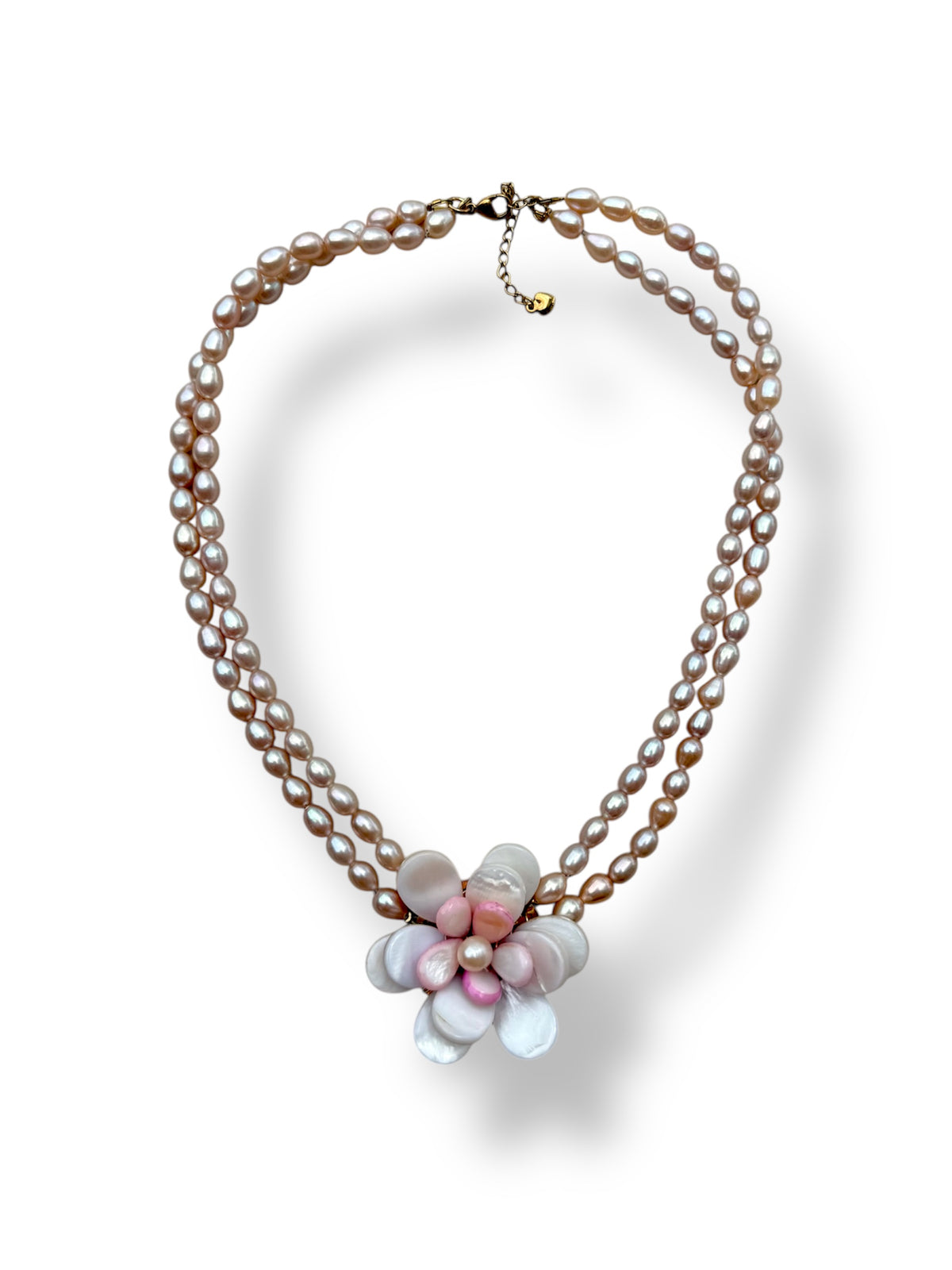 Pink Pearlescence Necklace