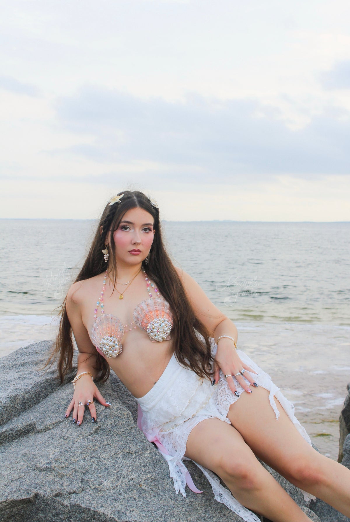 Lorelei Sparkling Shell Top