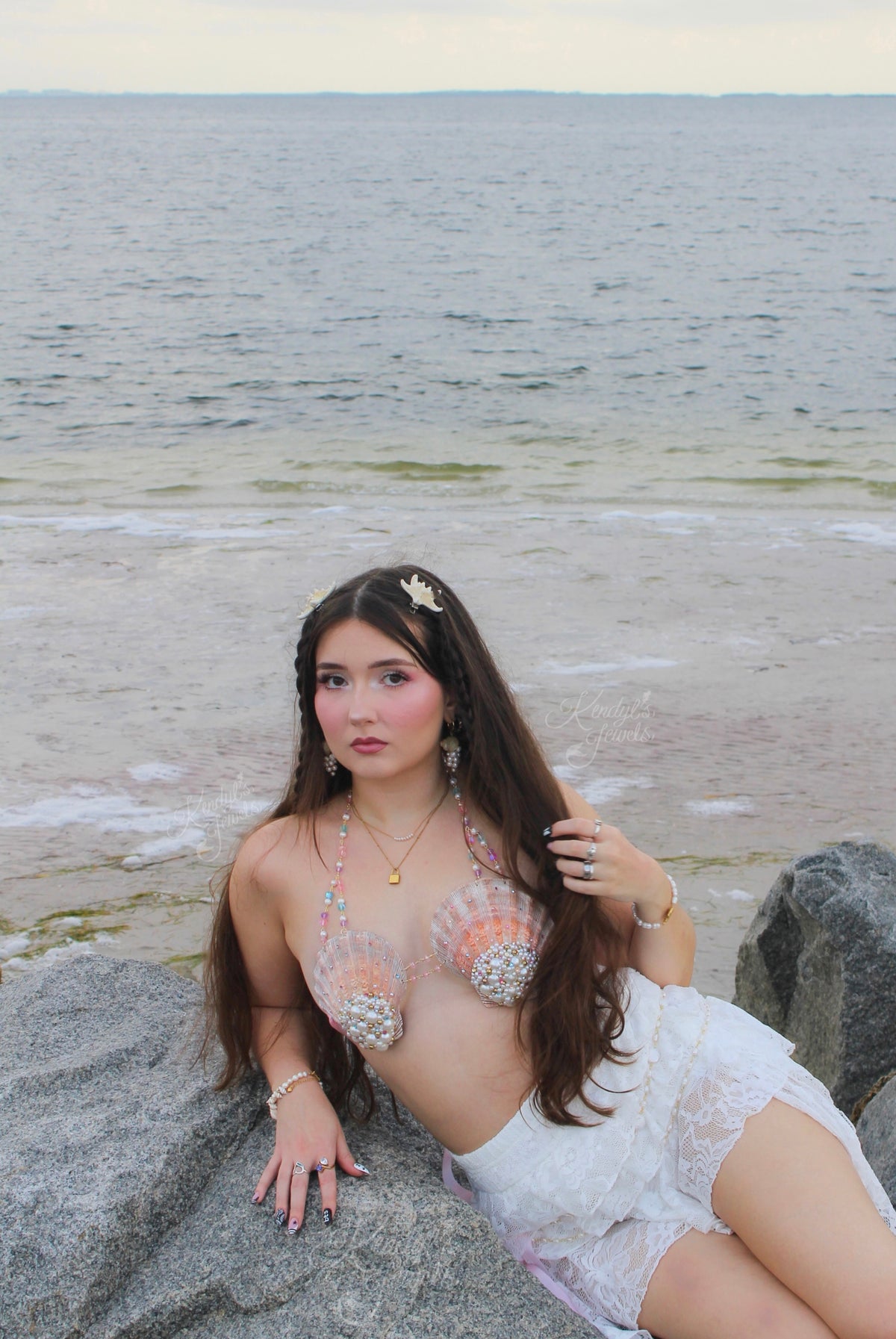 Lorelei Sparkling Shell Top